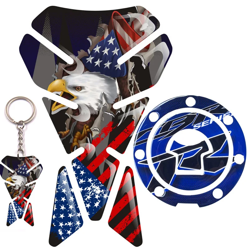 Motorcycle Fuel Gas Cap Protector Cover Pad Sticker Decals For HONDA CBR RVF VFR CB400 CB1300 CBR1000RR CBR250R F4 F4i CBR 600RR