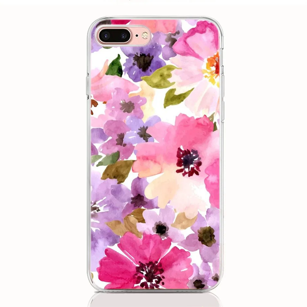 Для Google Pixel 4 4XL 3A XL 2 3 2XL 3XL Мягкий силиконовый чехол из ТПУ с цветочным принтом, задняя крышка, чехол на корпус телефона