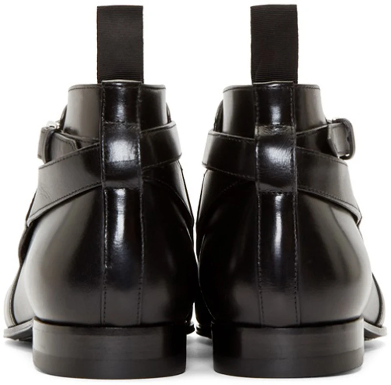 Новые модные дизайнерский бренд Классический Градиент Цвет пряжки Ботильоны на