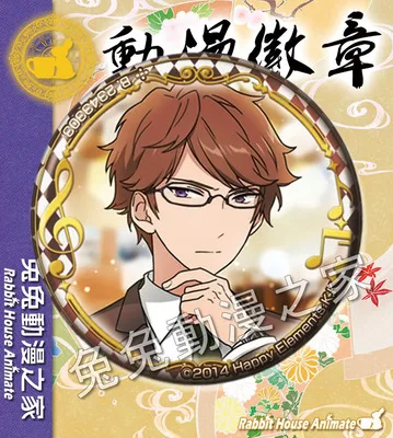 1 шт. 58 мм значок аниме ансамбль звезды Рыцари Trickstar Subaru Sakuma Tori Himemiya Isara Wataru Yuzuru значок значки брошь на булавке