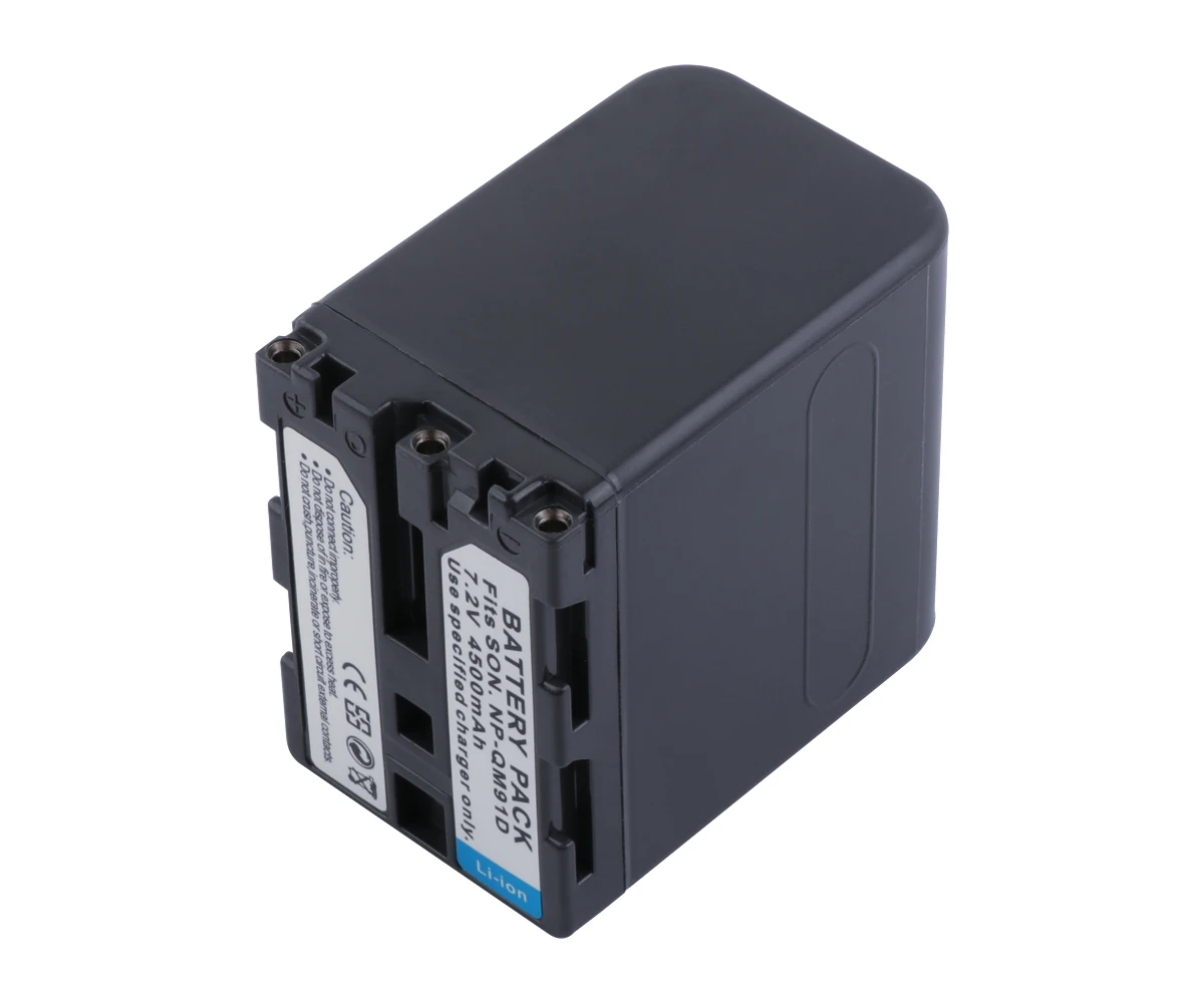 4500mah brand new Replacement Camera Battery For Sony NP-QM71 NP-QM91D UX1E PC330E A1C NP-QM50 NP-QM51 DCR-TV480 CCD-TR748E