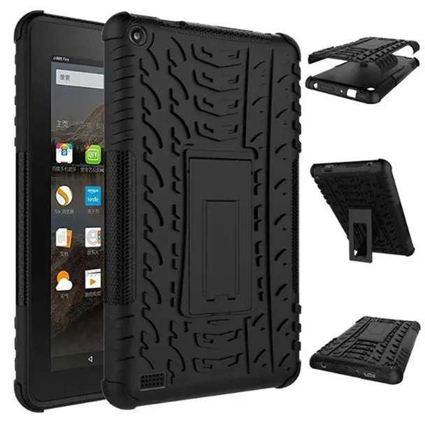 Чехол для Kindle Fire HD7 2015 резиновый противоударный Гибридный жесткий чехол