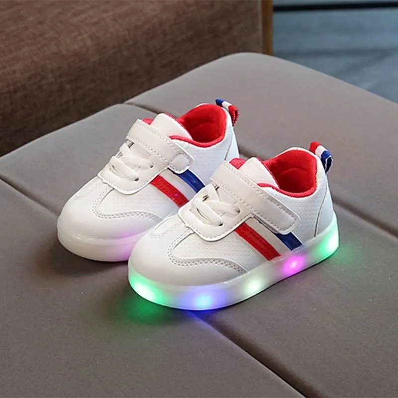 2018 Новый Демисезонный детская светящаяся обувь светодиодный Chaussure Enfant для