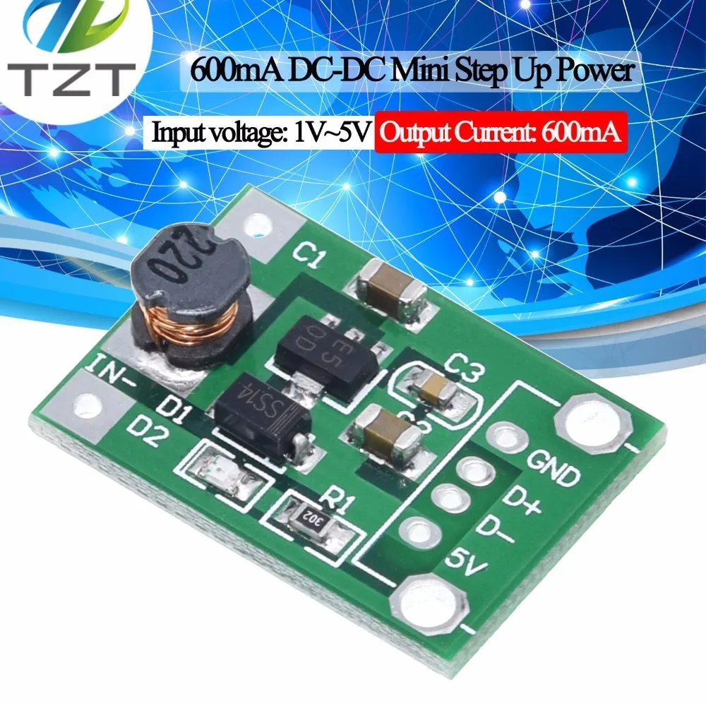 600 мА DC Mini Step Up Модуль питания от 1 5V до up Boost Converter NEW|Интегральные схемы| |
