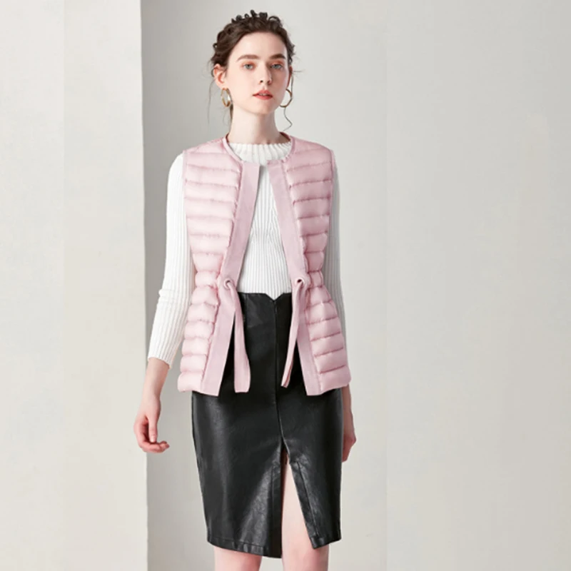 Женский серый/розовый/черный/небесно голубой жилет куртка без рукавов пальто