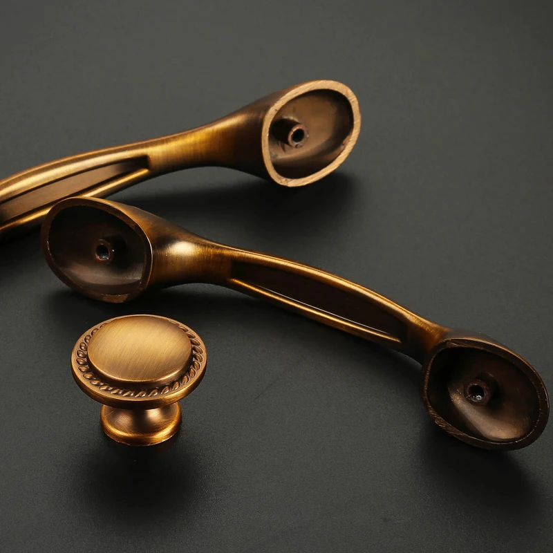 Ручки для антикварной мебели из цинкового сплава цинковый сплав ящика шкафа