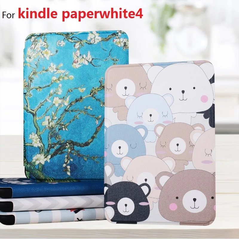 Умный чехол для 2018 нового Amazon kindle paperwhite 4 e reader ultra slim 6 дюймов Новый крышка|Чехлы