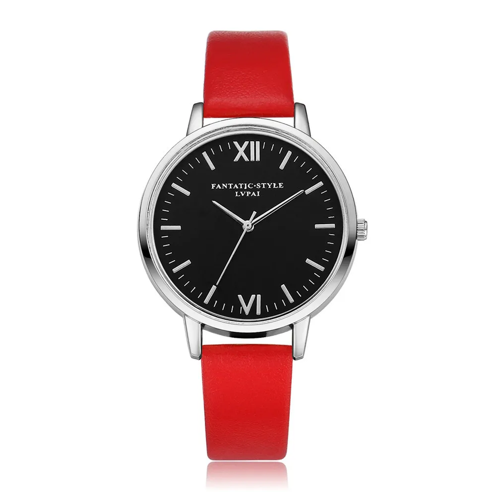 Новинка хит продаж модные брендовые часы женские кожаные Аналоговые кварцевые