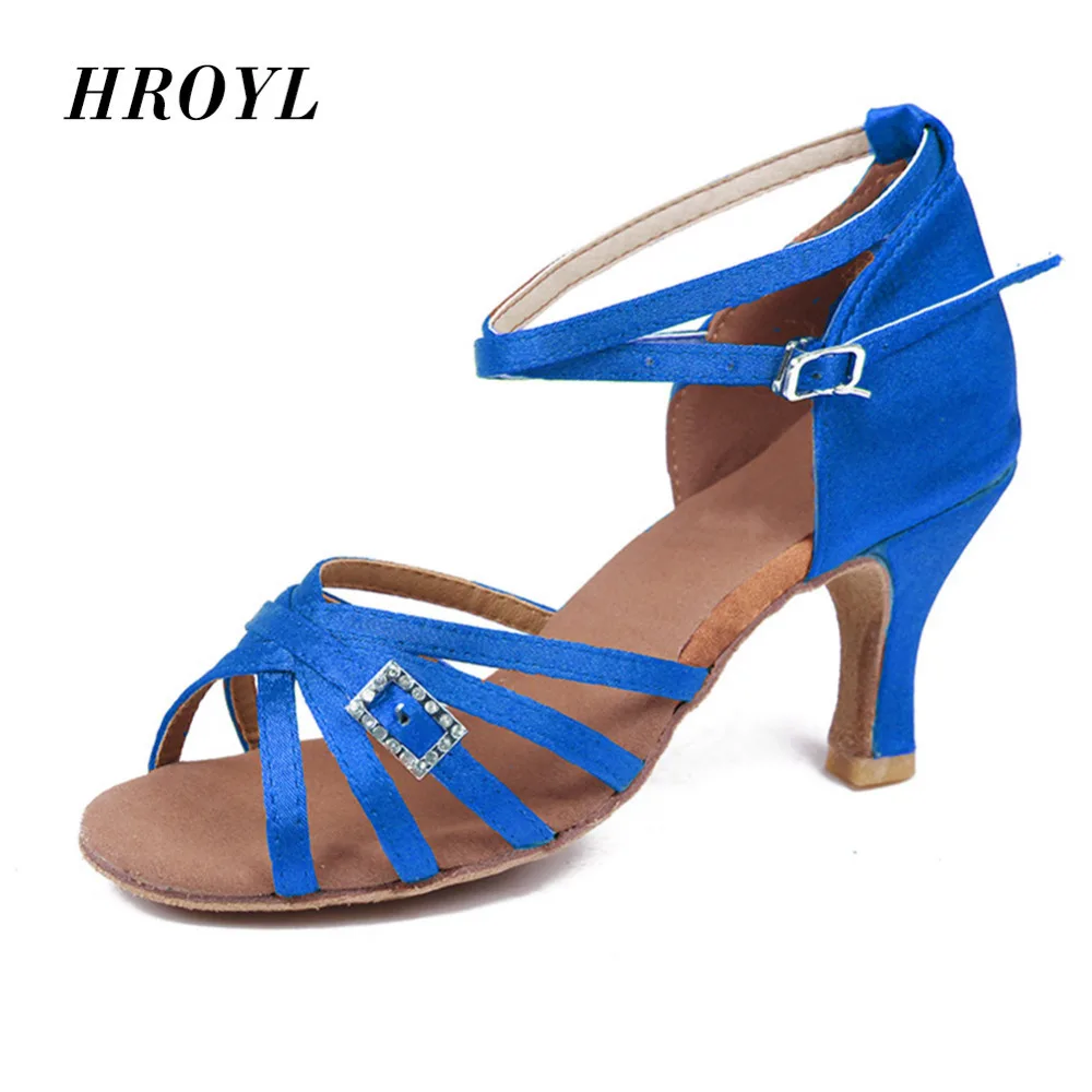 Новые женские Сатиновые туфли для латинских танцев 3 цвета бальные обувь девушек