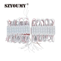 szyoumy led injection module with round lens mini 2835 led modul ip68 super bright small led sign module 3 led 40x10mm 1000pcs