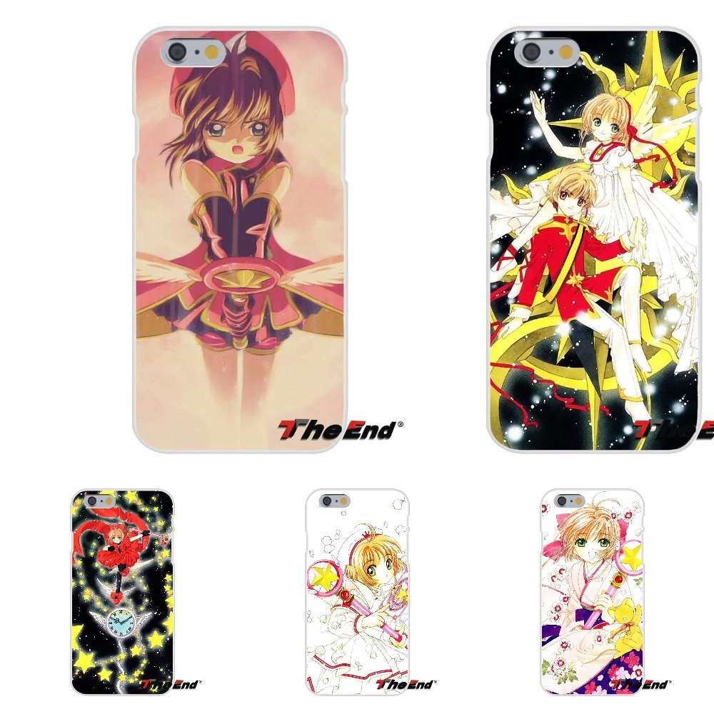 Милый аниме Cardcaptor Сакура Япония силиконовый чехол для мобильного телефона Samsung