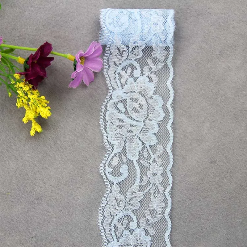 5 см широкая эластичная кружевная отделка ткань лента ручной работы аксессуары