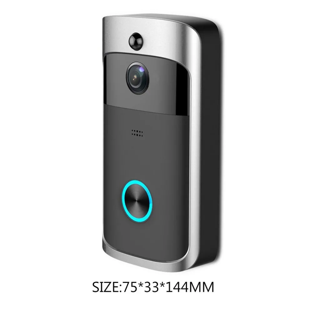 M5 Night Vision WIFI Smart Video Doorbell Wireless Portable Home Door Bell Cordless Phone Intercom Parts | Безопасность и защита