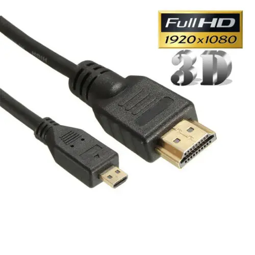 Кабель адаптер Micro USB к HDMI 1080p 6 футов 1 8 м|Кабели HDMI| |
