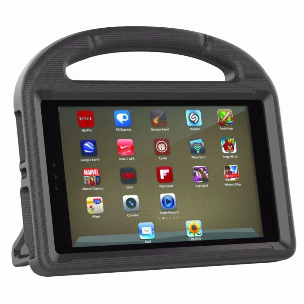 Чехол для Amazon Kindle Fire HD8 2016/2017 EVA пена защита от ударов Футбол узор ручной Стенд