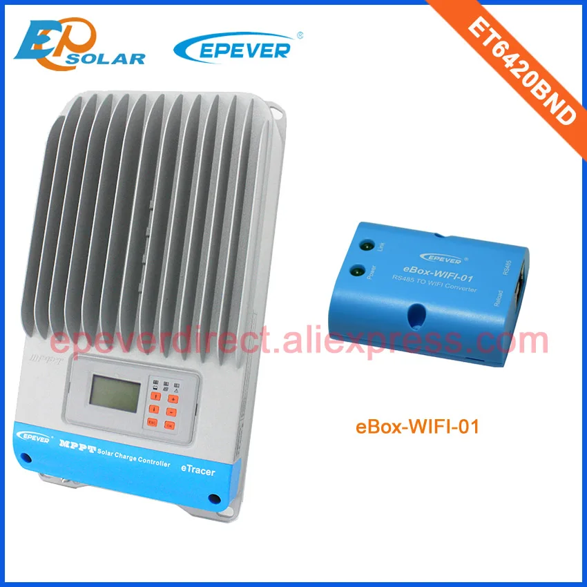 

60A 60amp ET6420BND EPEVER solar charging regulator with wifi function connect APP use free shipping EPsolar