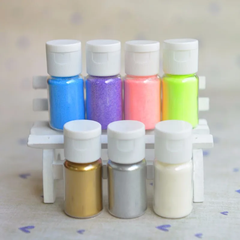 DIY порошок для тиснения Металлизированные краски глянцевый золотистый
