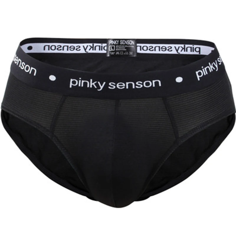 DEWVKV U Pouch мужские трусы нижнее белье Мягкие однотонные черные серые розовые