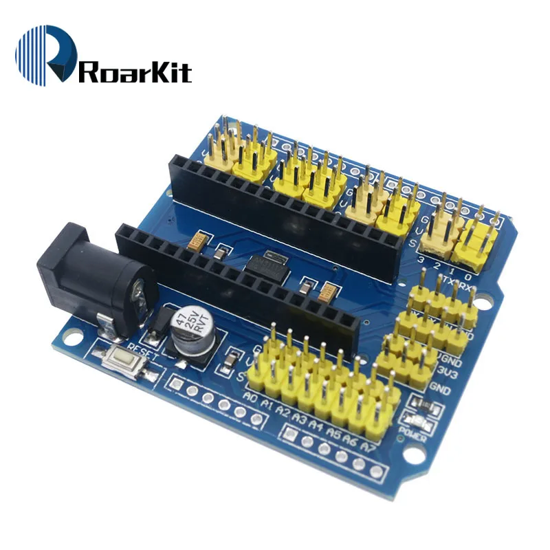 Мини-usb с контроллером загрузчика Nano 3,0 совместимый для Arduino CH340 USB драйвер 16 МГц NANO V3.0 Atmega328 UNO IO Shield
