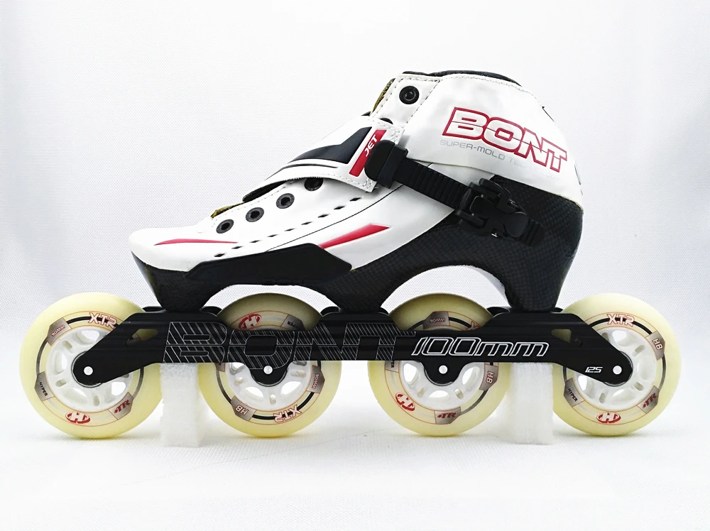 Bont Inline Skate Jet 3PT белый красный пакет скорость скейт inline skate