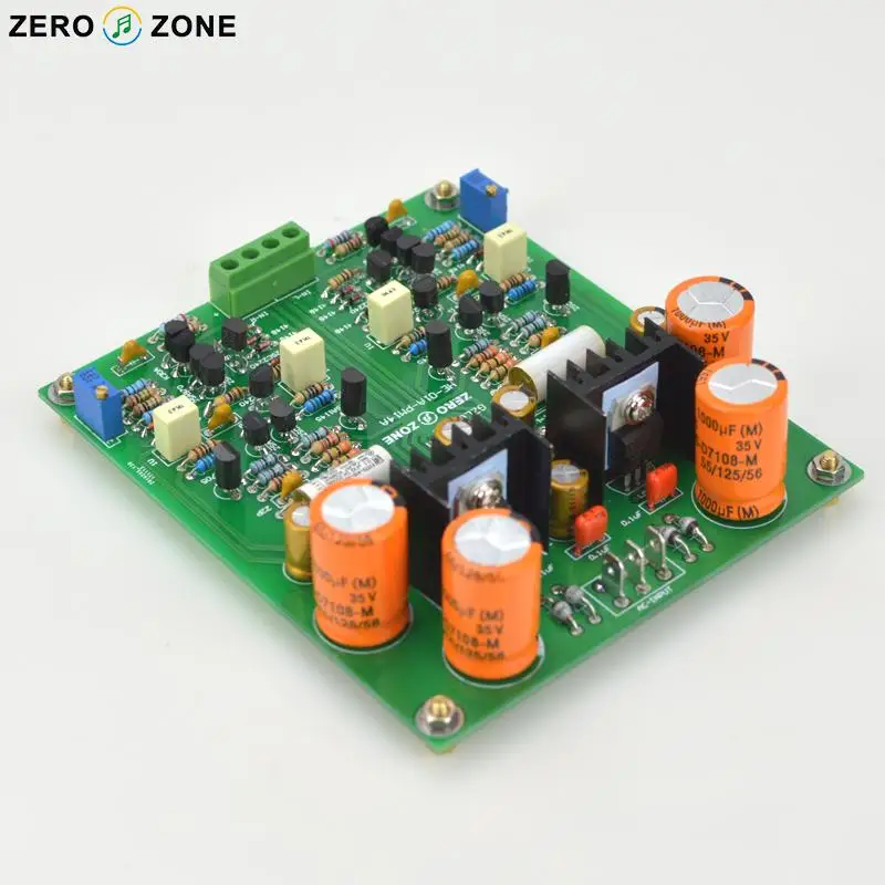 Собранная плата предварительного усилителя HE01A на схеме усиления Marantz PM14A 10 Вт pg |