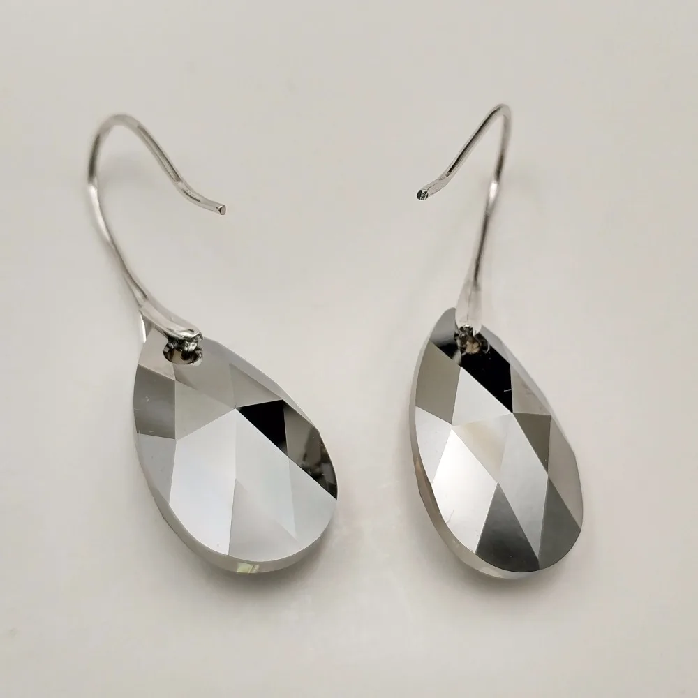 SHDEDE Женские аксессуары кристалл от Swarovski длинная водяная капля серьги ювелирные изделия Висячие серьги. 27279