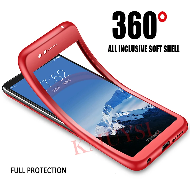 360 Полный чехол для телефона для huawei Коврики 20 Lite P Smart Y9 Y7 Pro Y5 Y6 Prime P30 P20 Lite Honor 8A 8X10 7C 7A Мягкая обложка