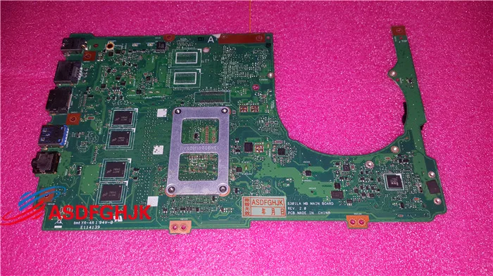 S301LA материнская плата для Материнская плата Asus ноутбука с I5-4200U SR170 TESED OK