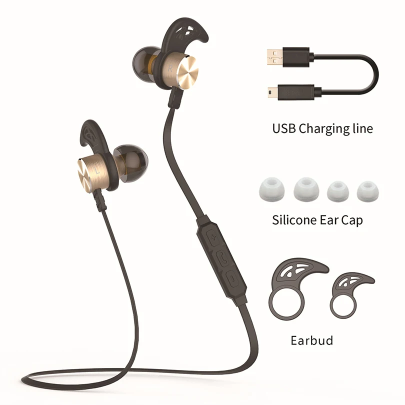 Aibesser CSR8635 хорошая гарнитура bluetooth Магнит дизайн вкладыши спортивные наушники