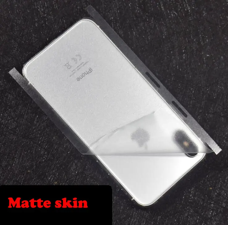 Полное покрытие наклейка для Iphone 8 7 6 S Plus X XS Max матовая/матовая кожа Наклейка s