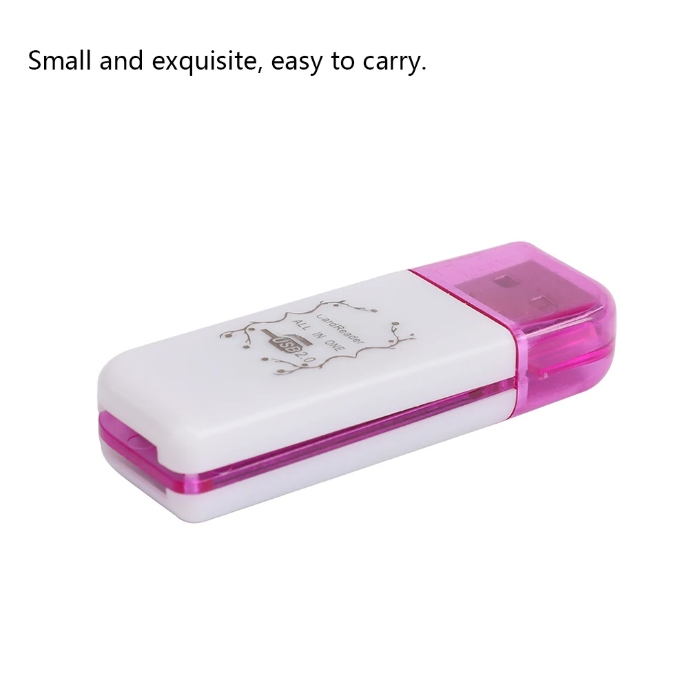 Кардридер 4 в 1 USB 2 0 картридер с несколькими портами для TF/MMC/MS/M2 картридеры