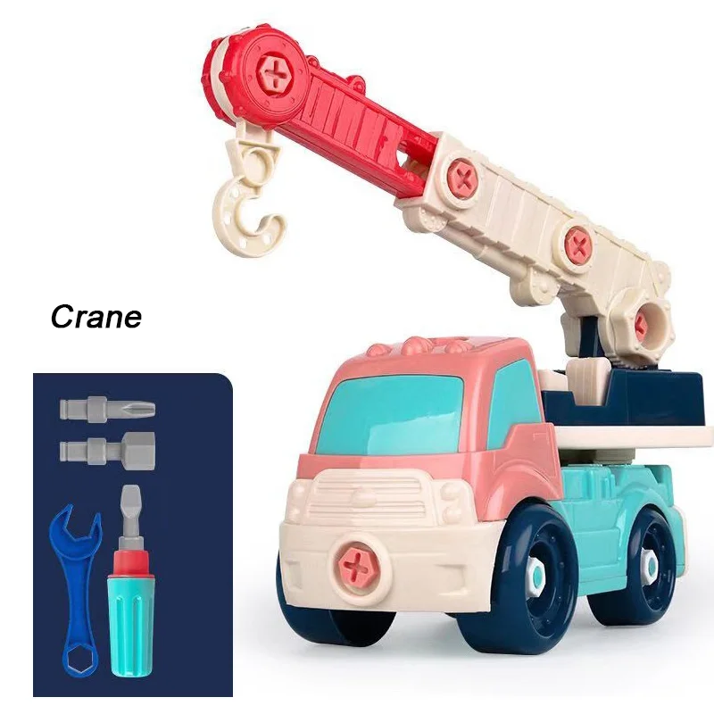 Сборный инженерный автомобиль сделай сам экскаватор/кран/миксер самосвал