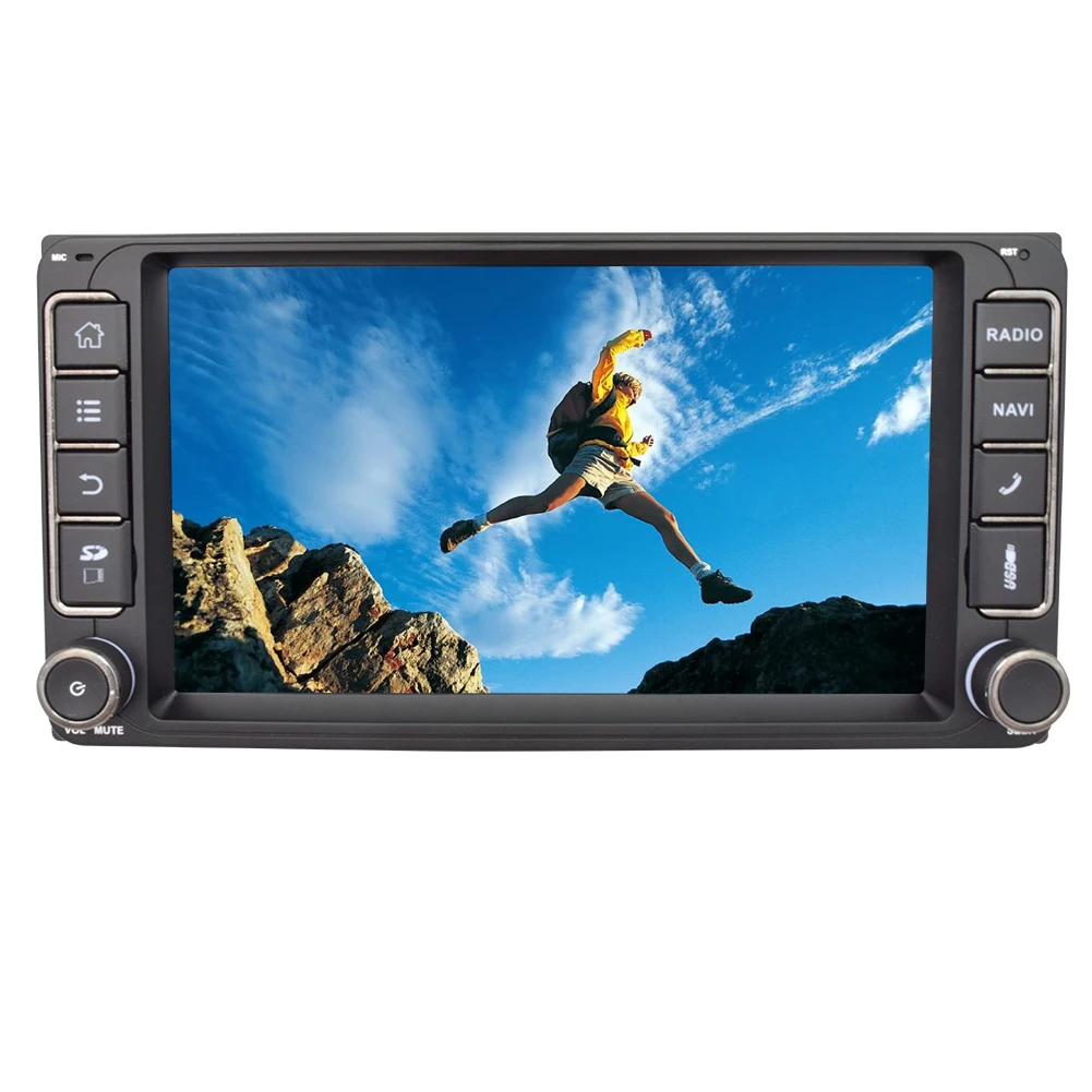 Android 4 Автомобильный Радио Видео в тире 1080 P WiFi FM 7 &quotАвто приложение RDS gps Стерео