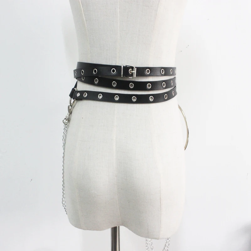 Новинка 2019 сексуальные женские подвязки в стиле панк кожаный ремень бондаж ремни