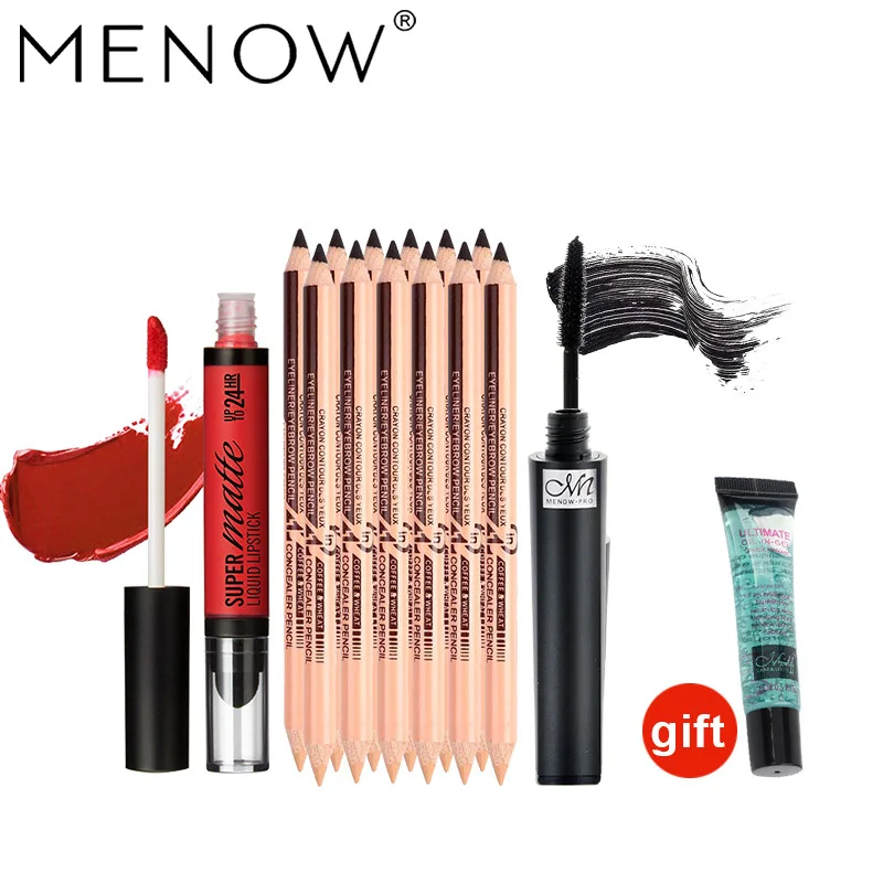 Карандаш для бровей и консилер водостойкий 12 шт./компл. 5450|lip kit|pencil gift setmake up set |