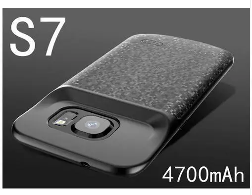 S7 Чехол для зарядки аккумулятора S7 для samsung Galaxy S7 Edge, чехол для зарядного устройства, Силиконовый противоударный чехол для резервного питания - Цвет: S7