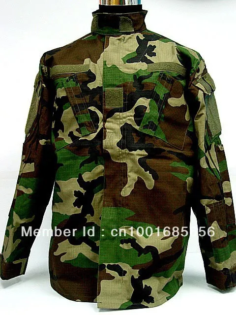 Британский Лесной камуфляж в FG ACU Digital Camo BDU форменная рубашка Брюки для девочек
