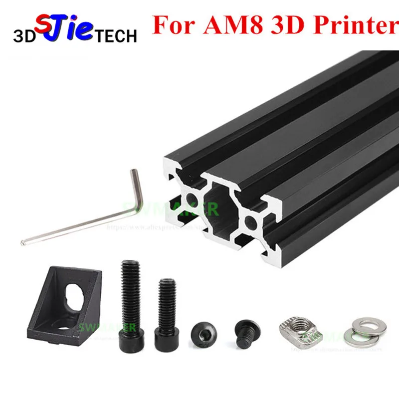 Алюминиевый металлический экструзионный профиль AM8 для 3D принтера рамка с