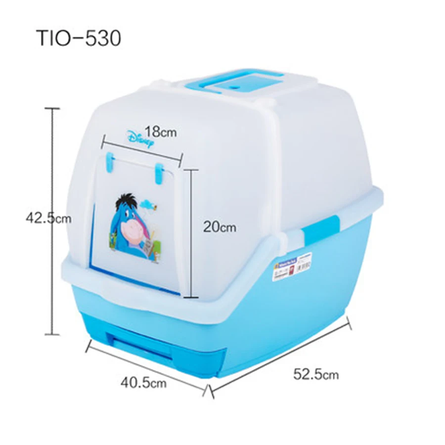 Enclosed Large Pet Cat Toilet Sand Box Resin Litter Training Plastic Tray WC Luxury Mascotas Supply 90Z2109 |