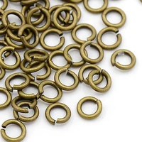 10g brass jump rings antique bronzegold silver color metal split rings connectors for diy jewelry finding making accessories