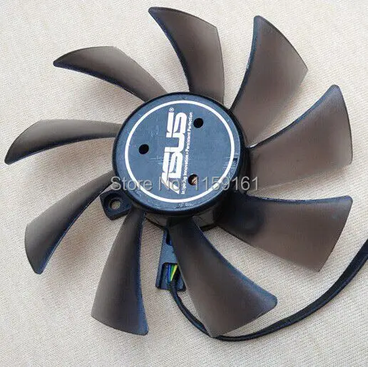 Бесплатная доставка видеокарта EVERFLOW HD7970 HD7950 GTX680 ENGTX580 DCII T129025SU для ASUS|graphics card fan
