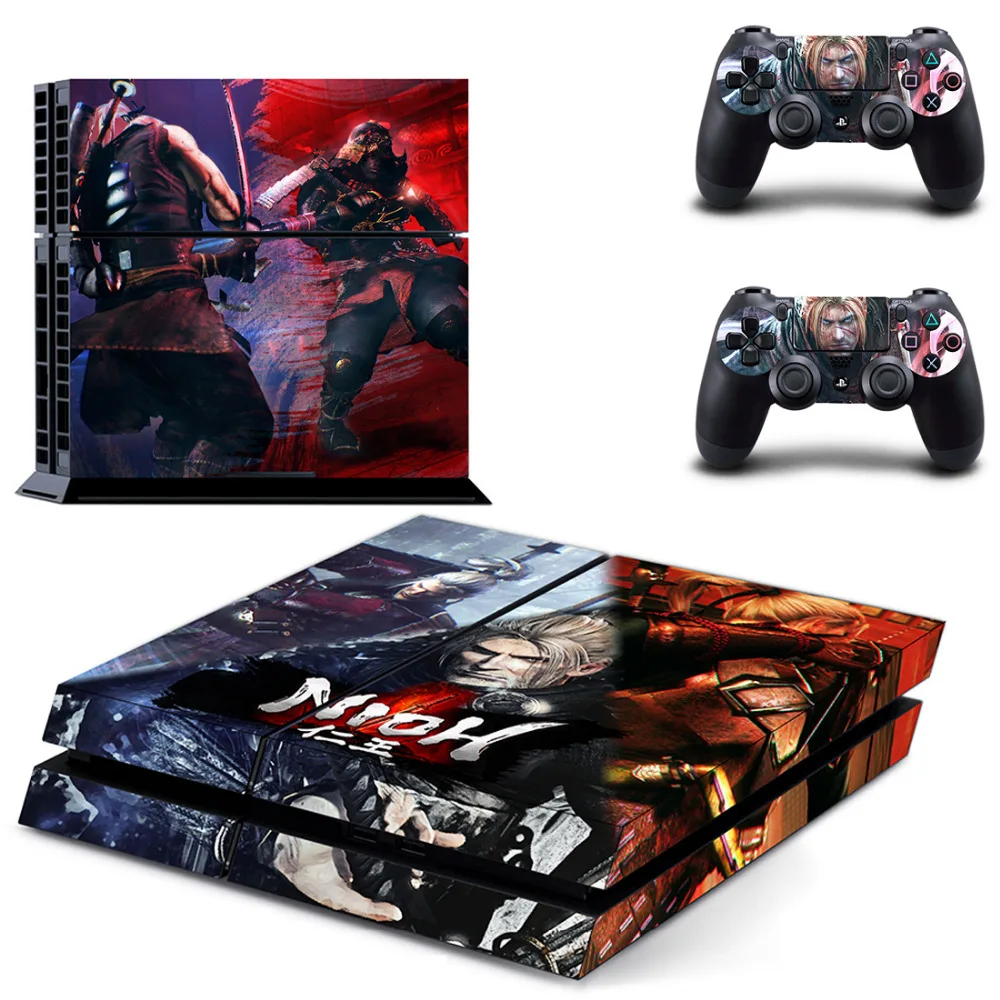 Игра NIOH PS4 переводная картинка наклейка для Sony PlayStation 4 консоли и 2 контроллера