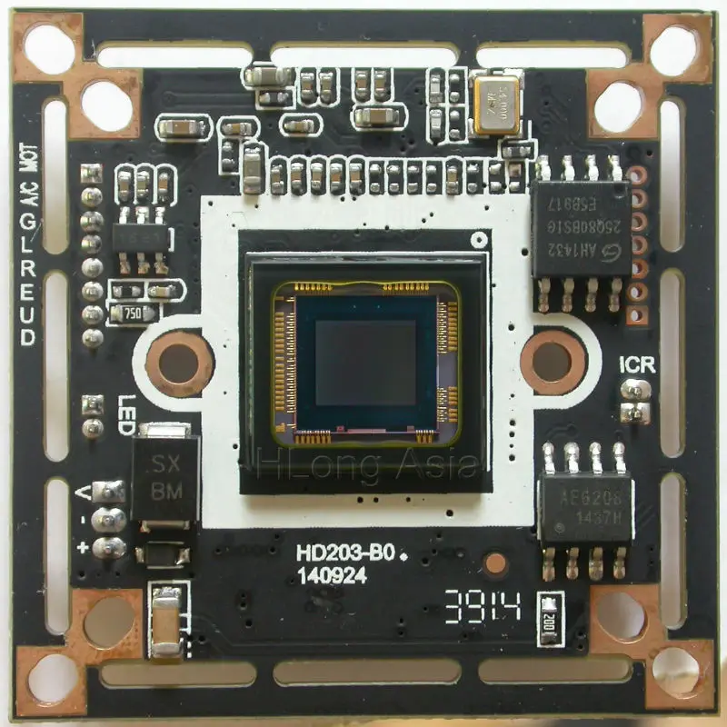Блок-стиль 3 7 мм объектив AHD-M (720P) 1/3 &quotSony Exmor CMOS IMX238 + NVP2431 CCTV плата модуль камеры с OSD