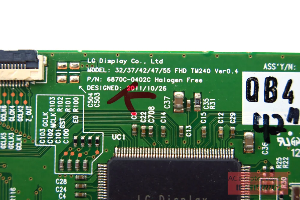 

6870C-0402B/C LC32/37/42/47/55 FHD TM240 FOR LG Logic board