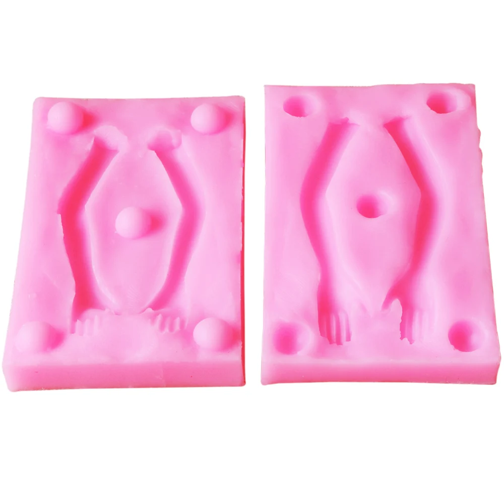 M2070 3D Silikon Hands Shaped силиконовые формы для торта человеческого тела создание для мужчин украшения торта инструменты кухонные Кондитерские инструменты для выпечки