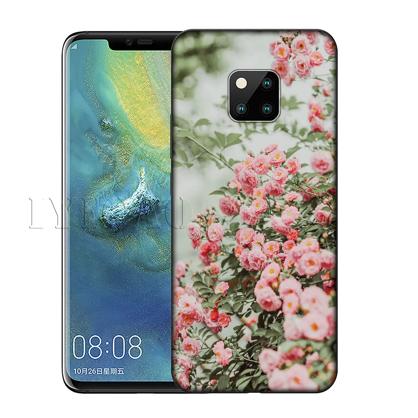 Мягкий чехол для телефона YIMAOC infinity on фиолетовый цветок лотоса Huawei Mate 30 20 10 Pro Nova 5I 5T