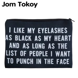 Женская косметичка Jom Tokoy, с 3D-принтом, дорожная сумка-Органайзер для туалетных принадлежностей