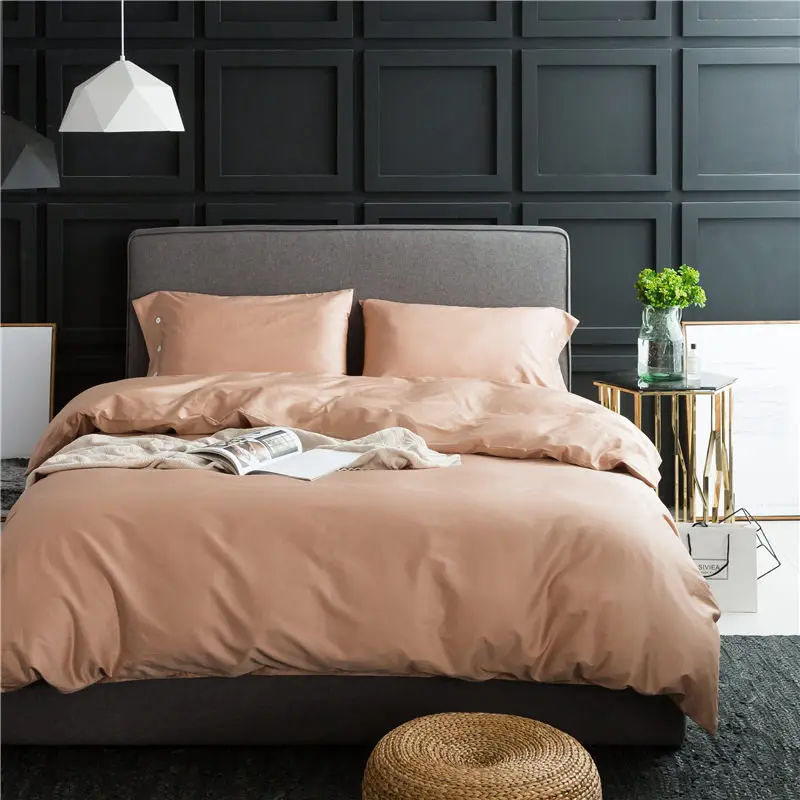 2018 Атлас длинноволокнистый хлопок постельных принадлежностей королева оболочки