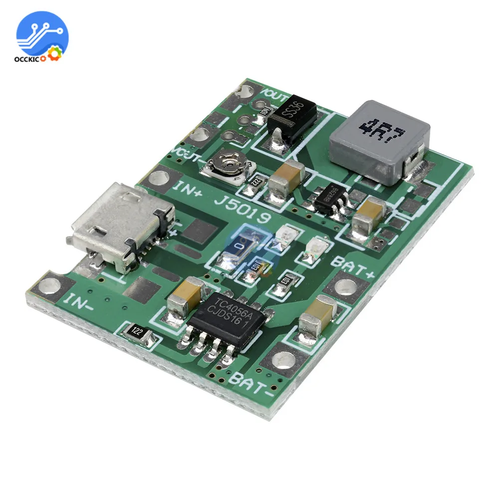 BMS литий-ионная батарея 18650 3,7 в 4,2 в зарядное устройство Плата USB DC-DC Повышающий Модуль для внешнего аккумулятора зарядное устройство