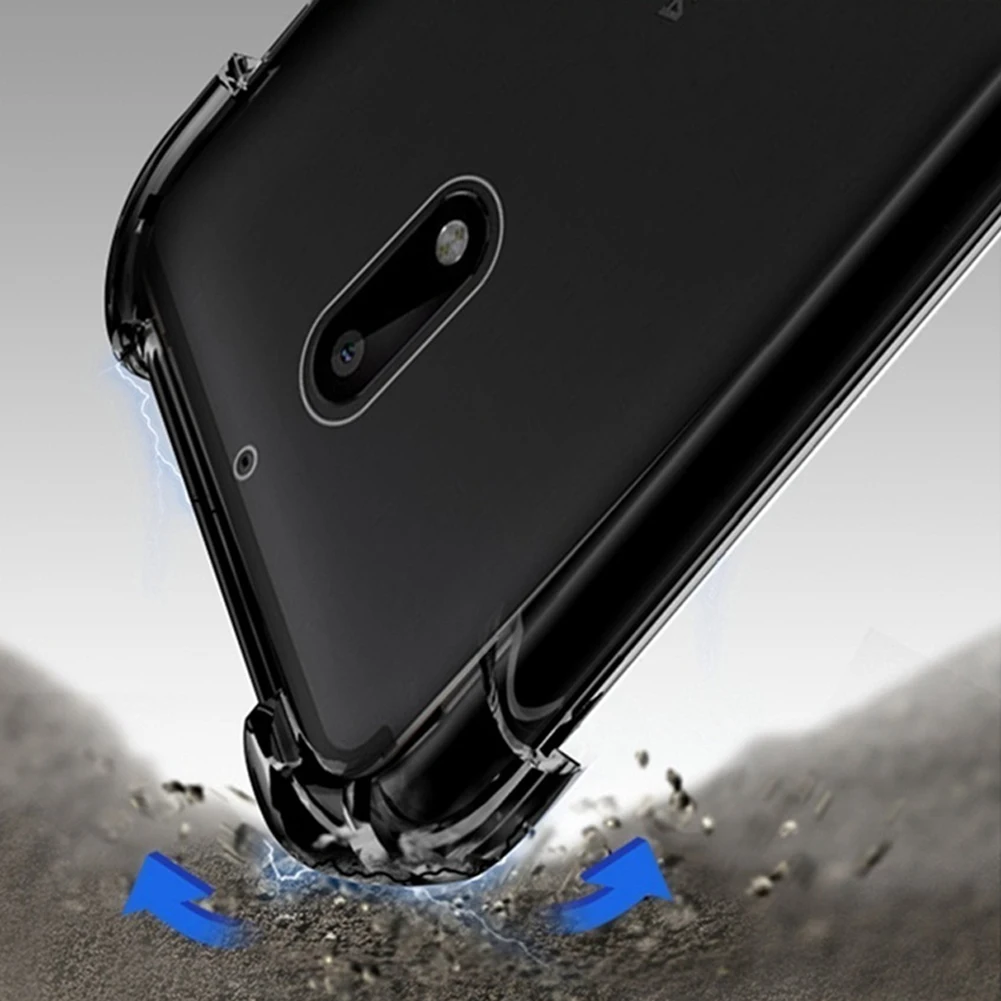 Чехол для Nokia 2,2X7X3 5,1 6,1 7,1 Plus, Мягкий противоударный чехол для Nokia X6 X5 Plus 8 Sirocco 9, воздушный силиконовый чехол из ТПУ